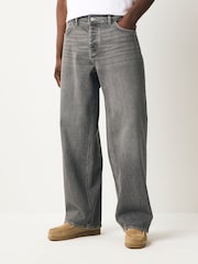 Серый - Baggy Fit - Джинсы в винтажном стиле - Изображение 1 из 12