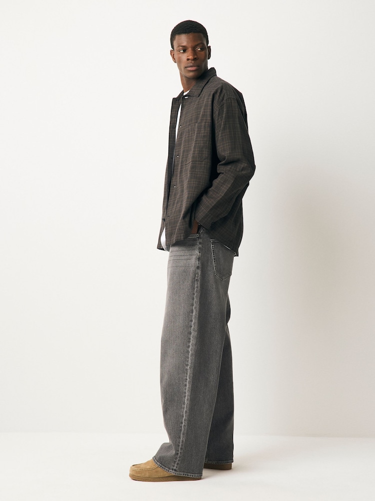 grey dress jeans GANNI Grey Future Long Denim Dress