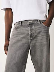Серый - Baggy Fit - Джинсы в винтажном стиле - Изображение 5 из 12
