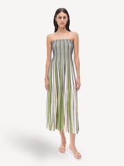 Simkhai Green Soliel Midi Dress - Image 1 of 6