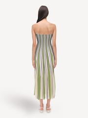 Simkhai Green Soliel Midi Dress - Image 2 of 6