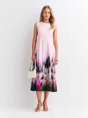 Simkhai Pink Magnolia Midi Dress - Image 1 of 5