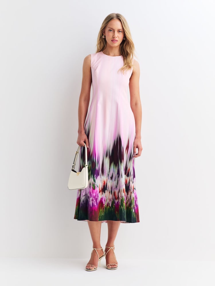 Simkhai Pink Magnolia Midi Dress - Image 1 of 5