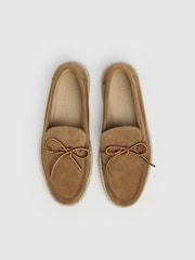 Hackett Suede Espadrilles With Lace-Up Detail - Image 3 of 6