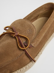 Hackett Suede Espadrilles With Lace-Up Detail - Image 5 of 6