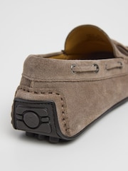 Suede Driver Loafer With Tassel - Image 5 of 6