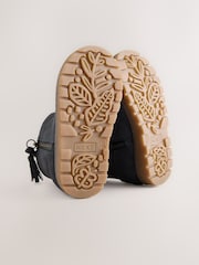 Navy Wide Fit (G) Chelsea Zip Tassel Ankle Boots - Image 3 of 6