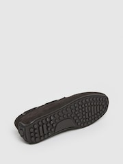 Suede Driver Loafer With Tassel - Image 4 of 6