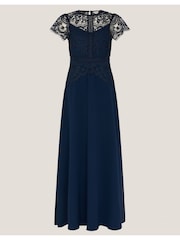 ネイビー ブルー - Monsoon Monica レース マキシワンピース - 画像 5 / 5