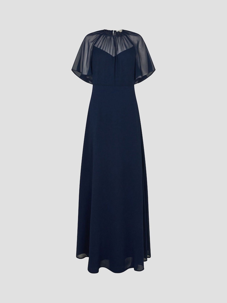 Monsoon Blue Mona Angel Sleeve Maxi Dress - Image 5 of 5