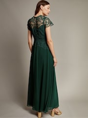 Monsoon Green Monica Lace Maxi Dress - Image 3 of 5