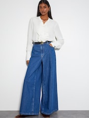 Monsoon Bella Frill Blouse - Image 2 of 5