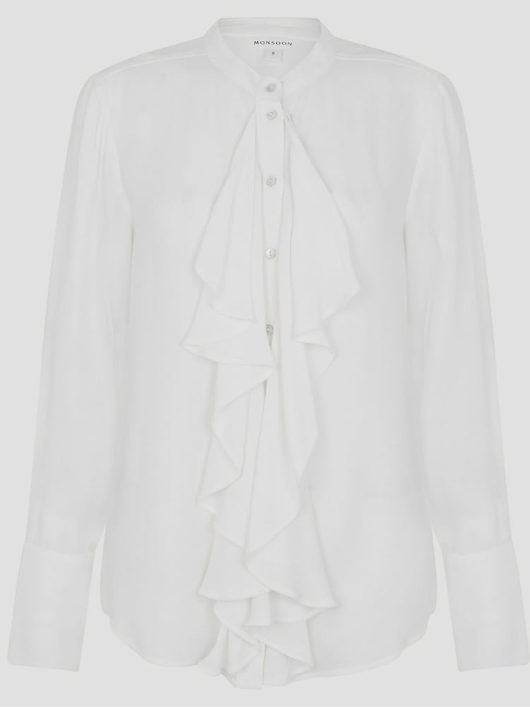Monsoon Bella Frill Blouse - Image 5 of 5