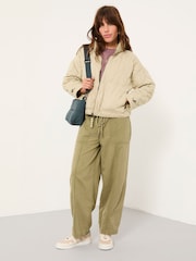 FatFace Maja Light Green Quilted Jacket - Image 2 of 6