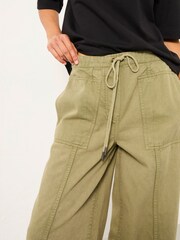 FatFace Alve Khaki Green Cargo Joggers - Image 3 of 6