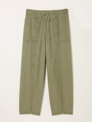 FatFace Alve Khaki Green Cargo Joggers - Image 6 of 6