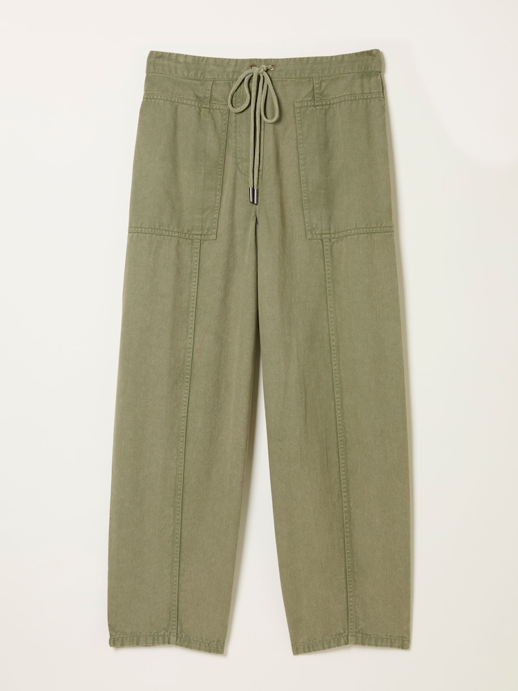 FatFace Alve Khaki Green Cargo Joggers - Image 6 of 6