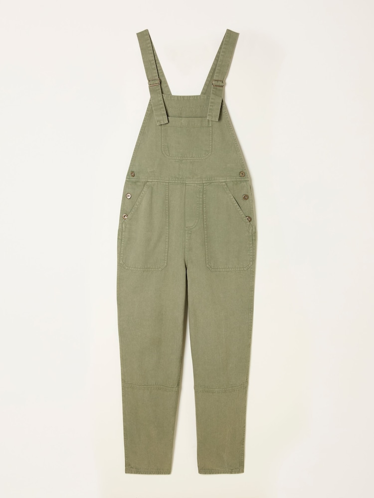 FatFace Freja Khaki Green Dungaree - Image 1 of 1