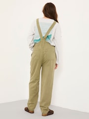 FatFace Freja Khaki Green Dungaree - Image 3 of 6