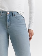 Simply Be Light Blue Petite 24/7 Straight Leg Jeans - Image 3 of 5