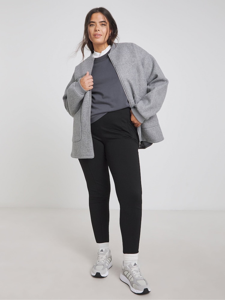 Simply Be Black Ponte Leggings - Image 4 of 4