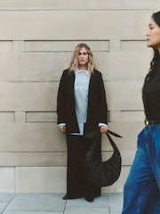 Simply Be Black Premium Ponte Single Breasted Jacket - Image 4 of 6