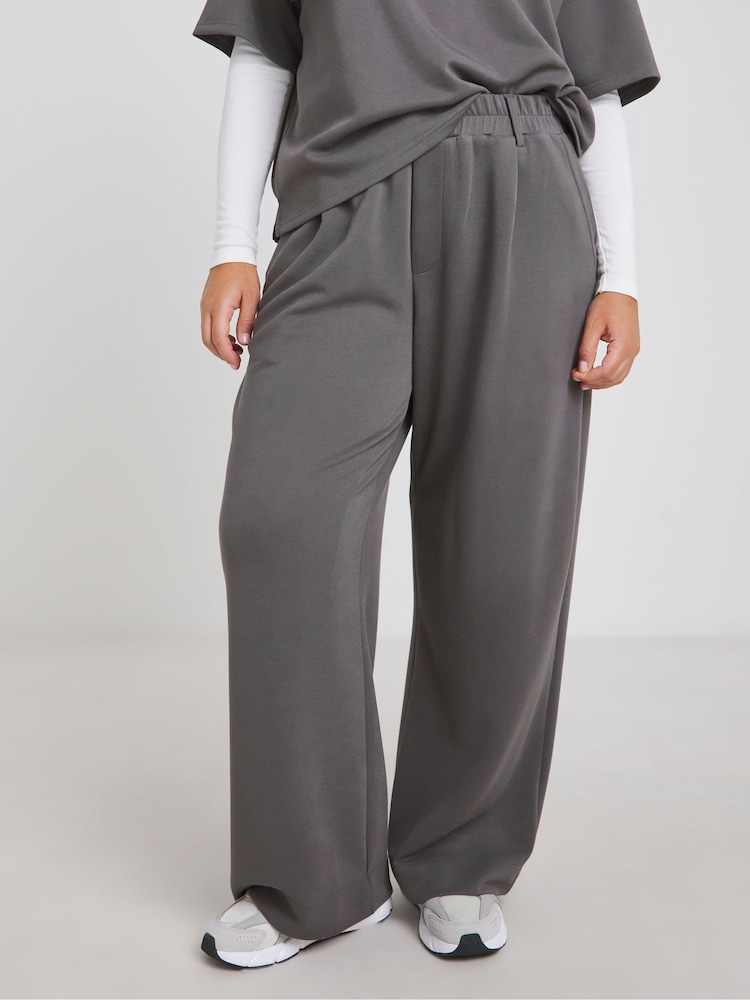 Simply Be Luxe Modal Wide Leg Joggers - Image 3 of 4