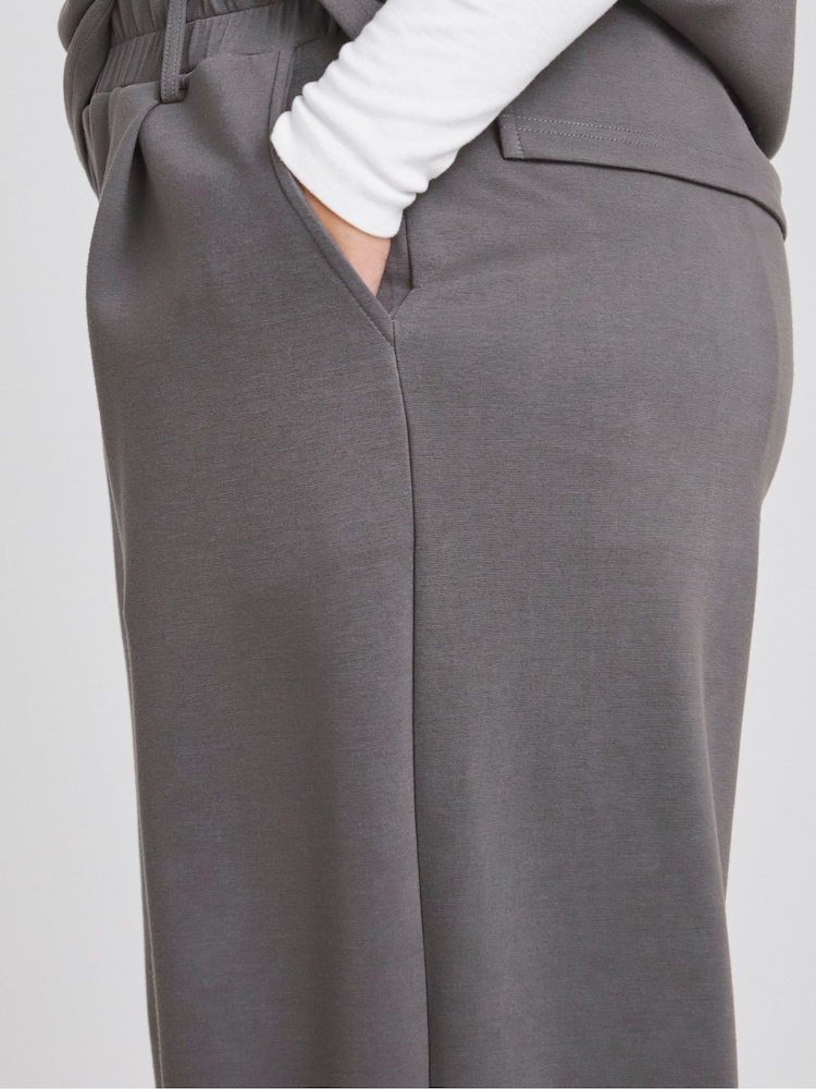 Simply Be Luxe Modal Wide Leg Joggers - Image 4 of 4
