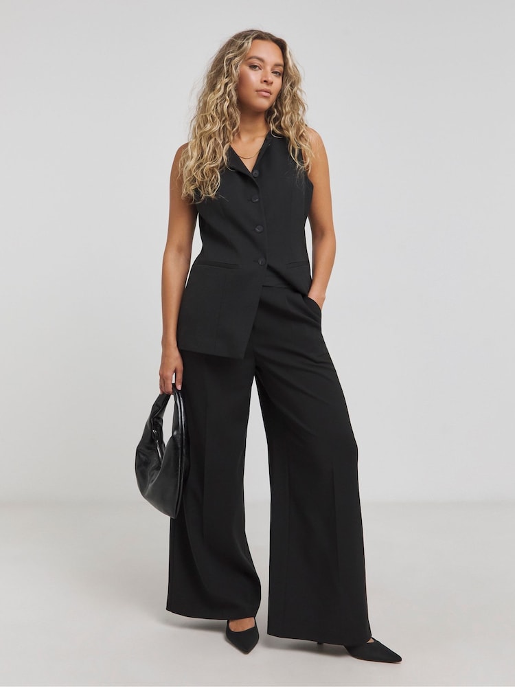 Simply Be Black Longline Waistcoat - Image 4 of 4