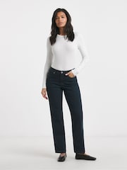 Simply Be Indigo Petite 24/7 Straight Leg Jeans - Image 4 of 4