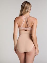 Hunkemöller Seamless Enhancing High Waisted Nude Knickers - Image 2 of 5