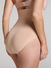 Hunkemöller Seamless Enhancing High Waisted Nude Knickers - Image 3 of 5