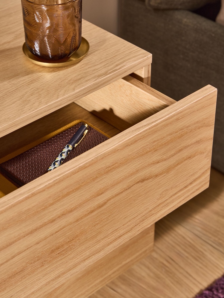 MADE.COM Oak Bern Bedside Table - Image 2 of 5