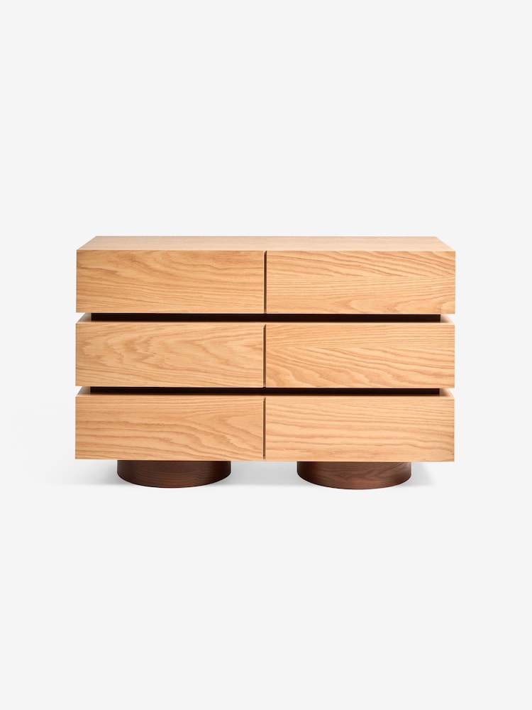 MADE.COM Oak Bern Wide Chest of Drawers - Image 5 of 5