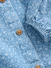 Denim Ditsy Print 100% Cotton Shirt Dress (3mths-8yrs) - Image 6 of 6