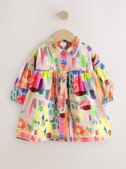 Multi Print Cotton Shirt Dress (3mths-8yrs) - Image 5 of 8