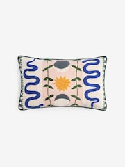 MADE.COM Aperion Bellamy Jean Embroidered Cushion - Image 1 of 1