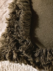 MADE.COM Green Nera Tufted Cushion - Image 3 of 4