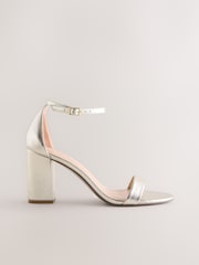 Gold Standard/Wide Fit Forever Comfort® Block Heel Sandals - Image 6 of 10