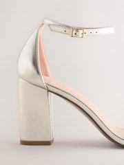 Gold Standard/Wide Fit Forever Comfort® Block Heel Sandals - Image 8 of 10