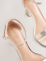 Gold Standard/Wide Fit Forever Comfort® Block Heel Sandals - Image 9 of 10