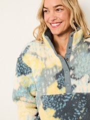 FatFace Zoe Blue Mark Make Half Neck Fleece - Image 3 of 5
