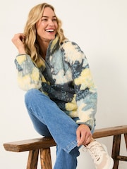 FatFace Zoe Blue Mark Make Half Neck Fleece - Image 4 of 5