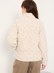 FatFace Fleece Bomber Zip Through Jacket - Imagen 2 de 6