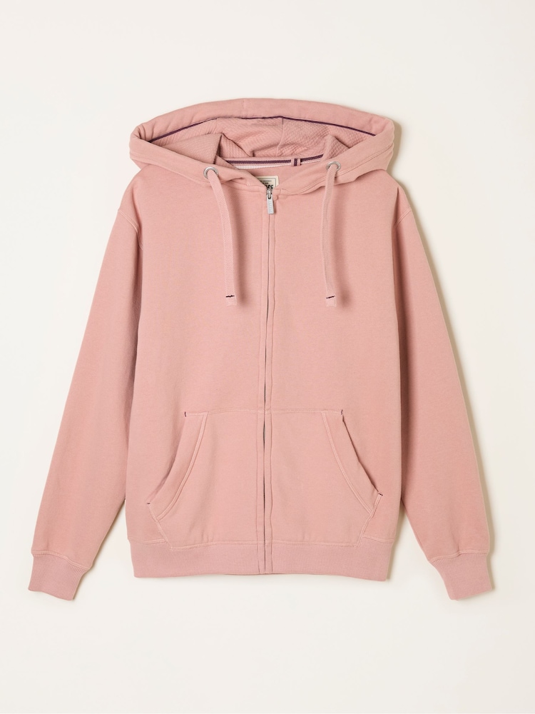Rosa rosa - FATFACE Moletom com e zíper Hoodie - Imagem 1 de 1