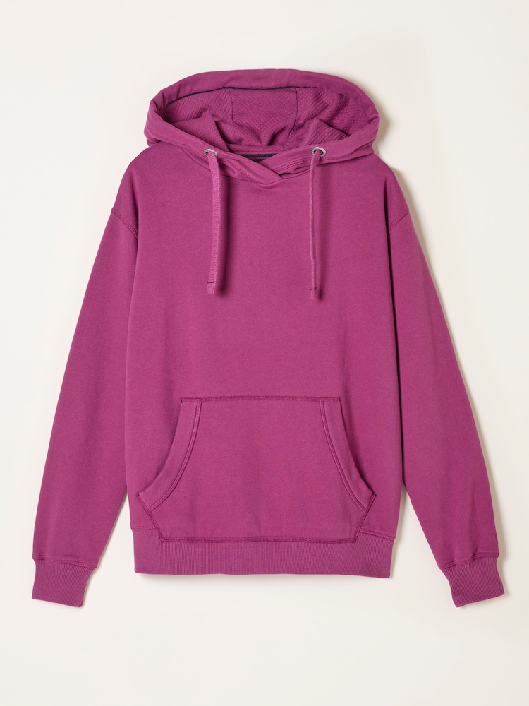 FatFace Izzy Plum Purple Izzy Overhead Hoodie - Image 1 of 1