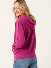 FatFace Izzy Plum Purple Overhead Hoodie - Image 2 of 6