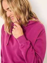 FatFace Izzy Plum Purple Overhead Hoodie - Image 4 of 6