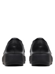 Clarks Black Leather Zylah Top Shoes - Image 4 of 6