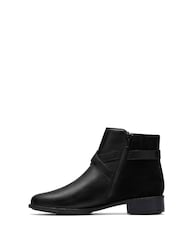 Clarks Black Standard Fit (D) Leather Havisham Bay Boots - Image 2 of 6